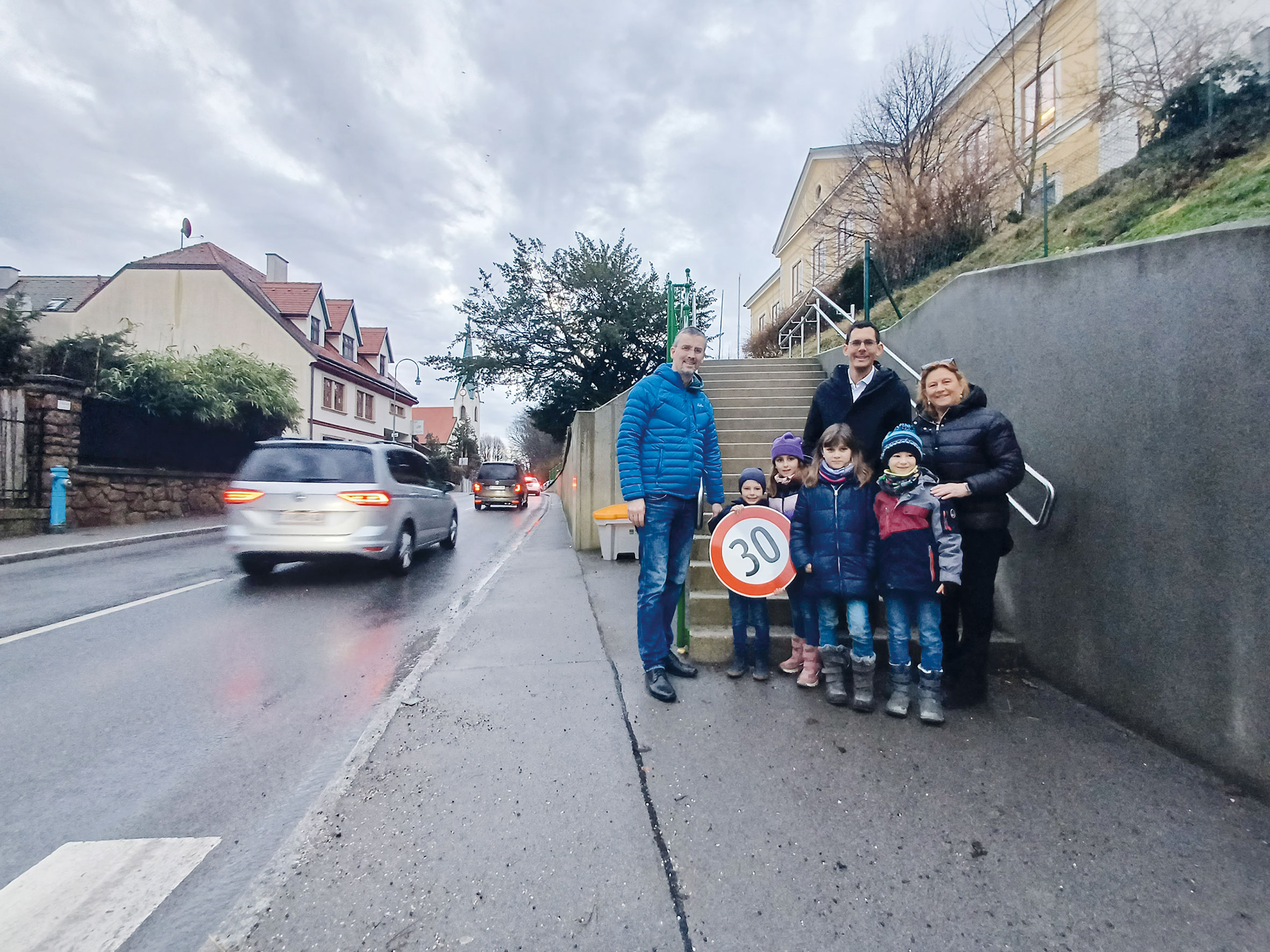 Geschwindigkeitsbegrenzung für die Sicherheit unserer Kinder