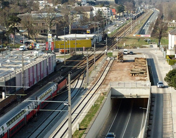 Baustellen Tunnel
