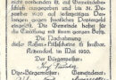Notgeld Kritzendorf Rueckseite