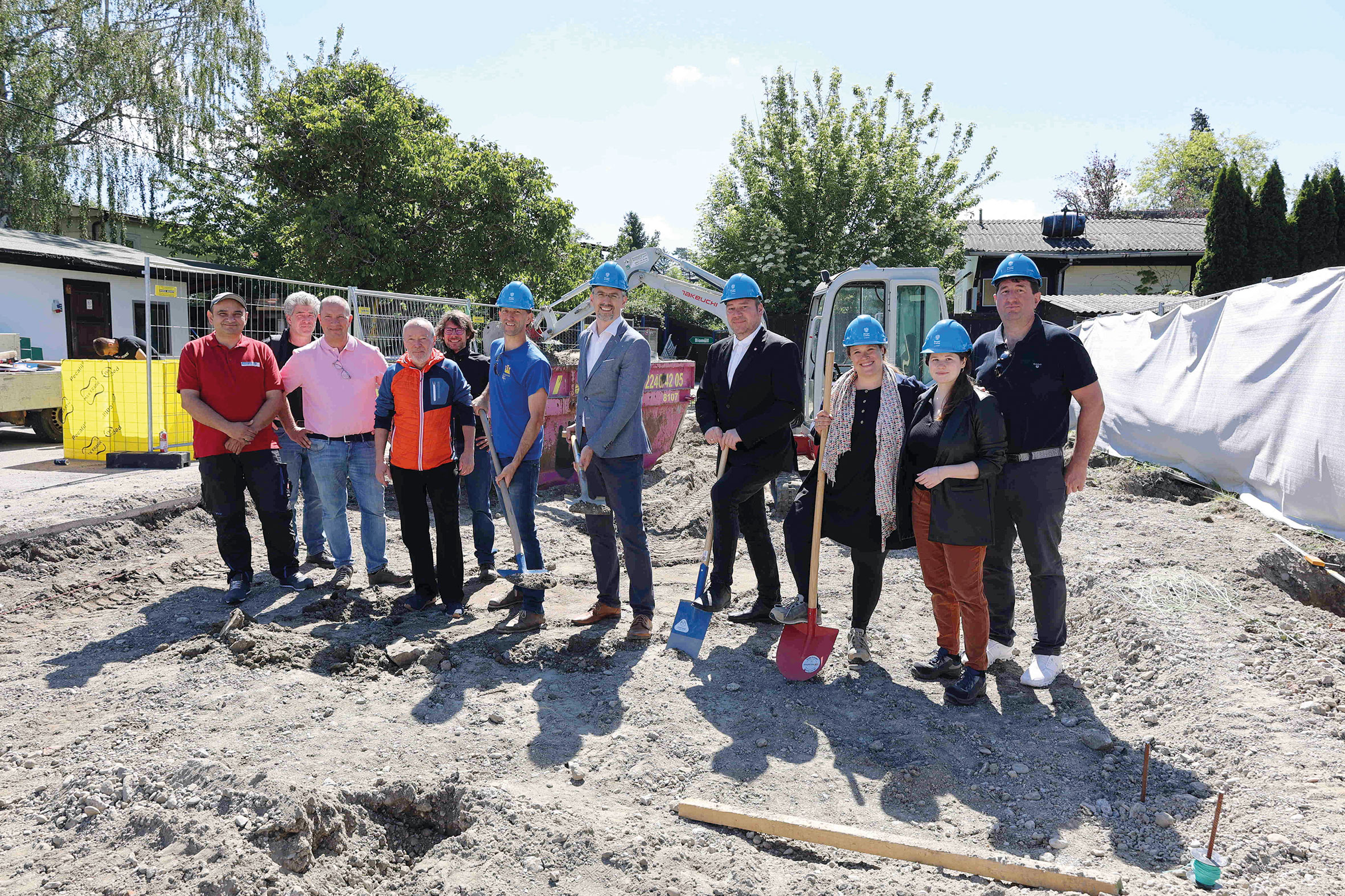 Start für den neuen Bauhof im Strombad Kritzendorf